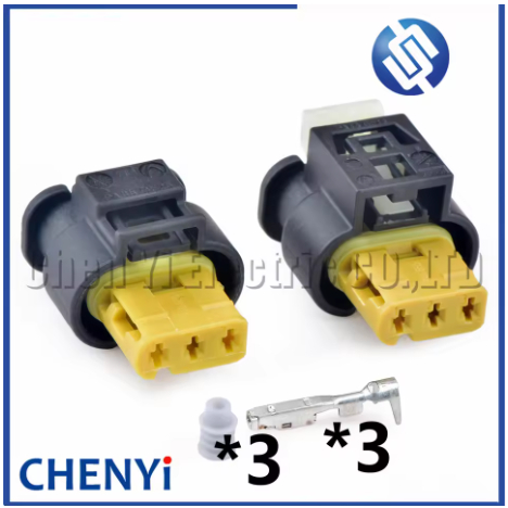 3 ขา ขั้วต่อกันน้ํารถยนต์ ปลั๊กเซ็นเซอร์เรดาร์ย้อนกลับ 7617212-04 872-858-546 805-121-524 ก0285454226 สําหรับเบนซ์ บีเอ็มดับเบิลยู