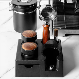 กาแฟ Tamping Station 51/54/58มม.Universal Barista เครื่องมือ ABS มัลติฟังก์ชั่นลิ้นชัก Tamper Holder ฐานผู้ถืออุปกรณ์เสริมกาแฟอเนกประสงค์