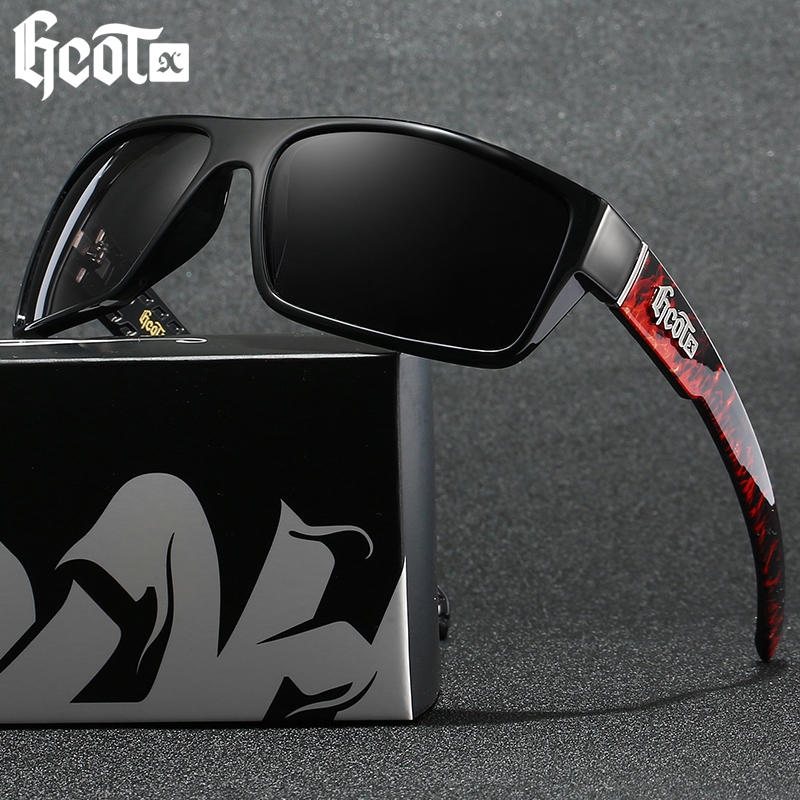 Gcotx แว่นกันแดดโพลาไรซ์ดีไซน์แบรนด์ Men West Coast Y2K Cyberpunk