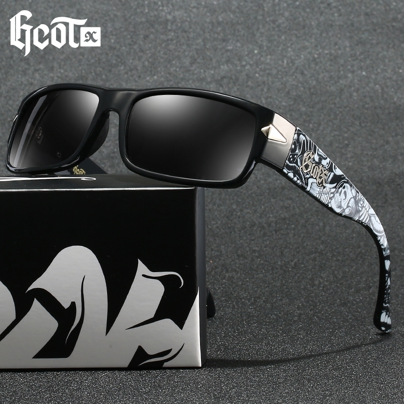 Gcotx แว่นกันแดดโพลาไรซ์ดีไซน์แบรนด์ Men West Coast Y2K Cyberpunk
