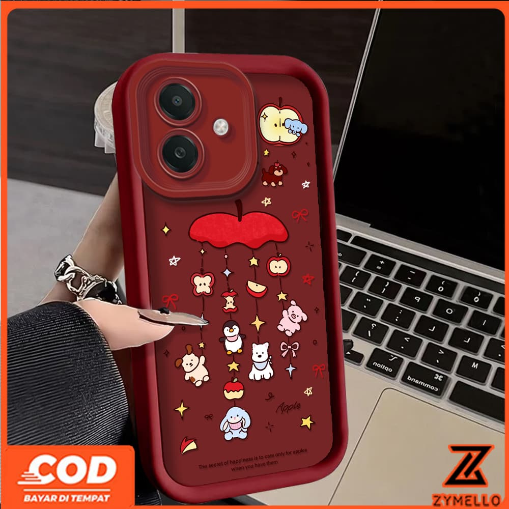 SAMSUNG เคสสําหรับsamsung A06 A55 A05S A05 A54 A52 A12 A35 A16 A36 A56 A25 A24 A13 A03 A73 S21FE S23FE S24FE A50 A15 A14 เคสโทรศัพท์TPU Wind Chime