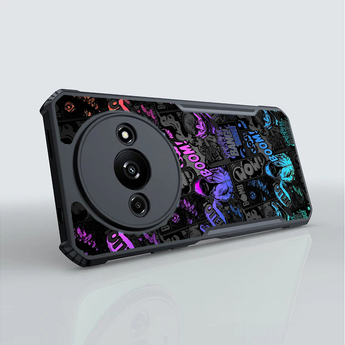 หล่อ Cool Graffiti Boom เคสโทรศัพท์การ์ตูน Xiaomi Redmi A7 A5 A4 A3 2024 A3X Pro 4G 5G ปลอกกันกระแทกฝาครอบป้องกัน
