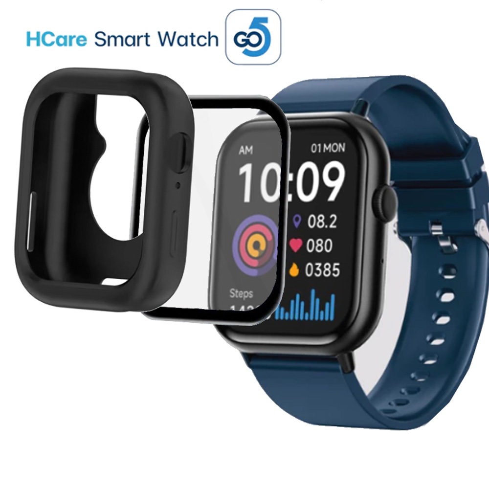 ฟิล์ม เคส Hcare GO 5 Case สมาร์ทวอท์ช 3D Soft Watch Film สําหรับ Hcare GO5 Smartwatch ป้องกันหน้าจอฟ