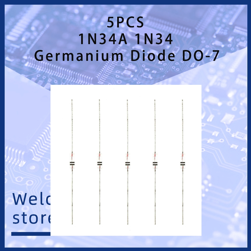 5 ชิ้น 1N34A 1N34 Germanium Diode DO-7