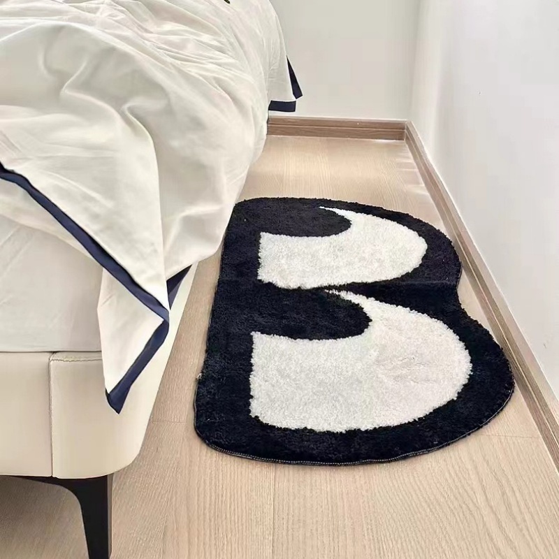 พรมปูพื้นห้องนอน วัสดุแคชเมียร์สามมิติ การ์ตูนตาโตสุดน่ารัก ขนาด 50*120cm—60*160cm นุ่มสบายและซึมซับได้สูง พรมขนนุ่ม พรมแต่งห้อง - รูปที่ 3