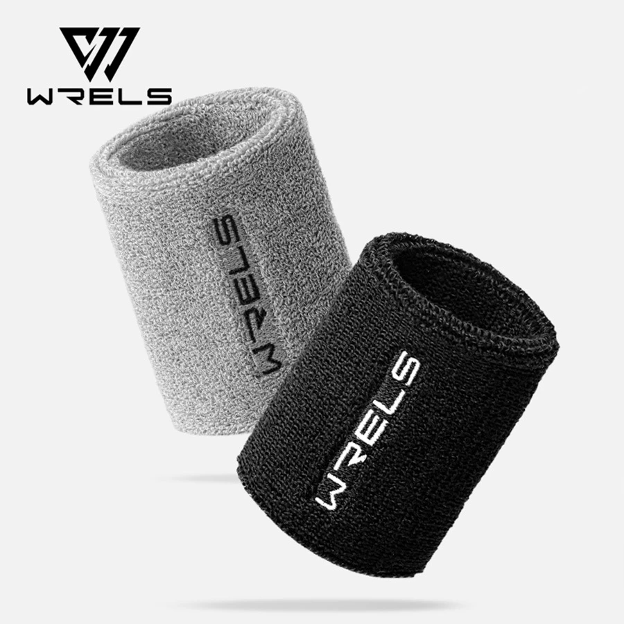 VELS สายรัดข้อมือกีฬากันลื่นระบายอากาศดูดซับเหงื่อ Angkop Para Sa Fitness Training 0301