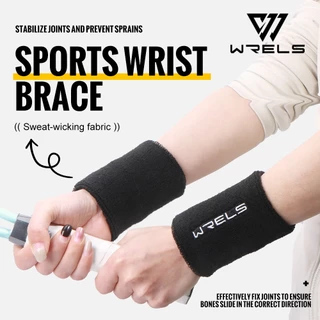 VELS สายรัดข้อมือกีฬากันลื่นระบายอากาศดูดซับเหงื่อ Angkop Para Sa Fitness Training 0301