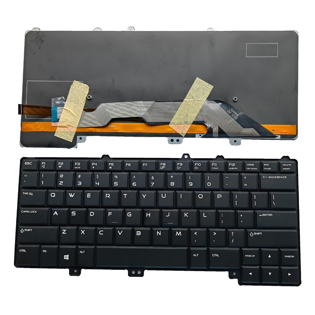 US แป้นพิมพ์แล็ปท็อปสําหรับ DELL Alienware 13 R1 R2 15 R1 R2 P42F P42F001 09RC07 0HF1MV ไม่มีตัวชี้พ