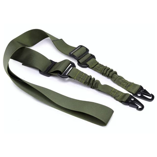 135-175cm หรือ 100-135CM One Single Point Bungee Sling Strap พร้อมตัวปรับความยาว เชือกยุทธวิธีไนลอน สาย Task
