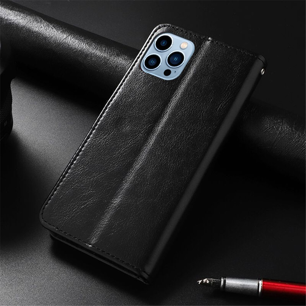 for iPhone 17 16 16e 15 14 13 12 mini 11 Pro Xs Max Xr X 6s 7 8 Plus Se 2 3 2022 2020 iPod Touch 6 Flip Cover pu Faux Leather Phone Case เคสโทรศัพท์มือถือแบบหนังพลิกตั้งได้สําหรับ