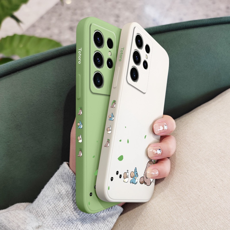 ทํางานแมวเคสโทรศัพท์สําหรับ Samsung Galaxy S25 S24 S23 S22 FE Ultra Plus 5G ซิลิโคนเหลวด้านข้างรูปแบบฝาครอบ - รูปที่ 3