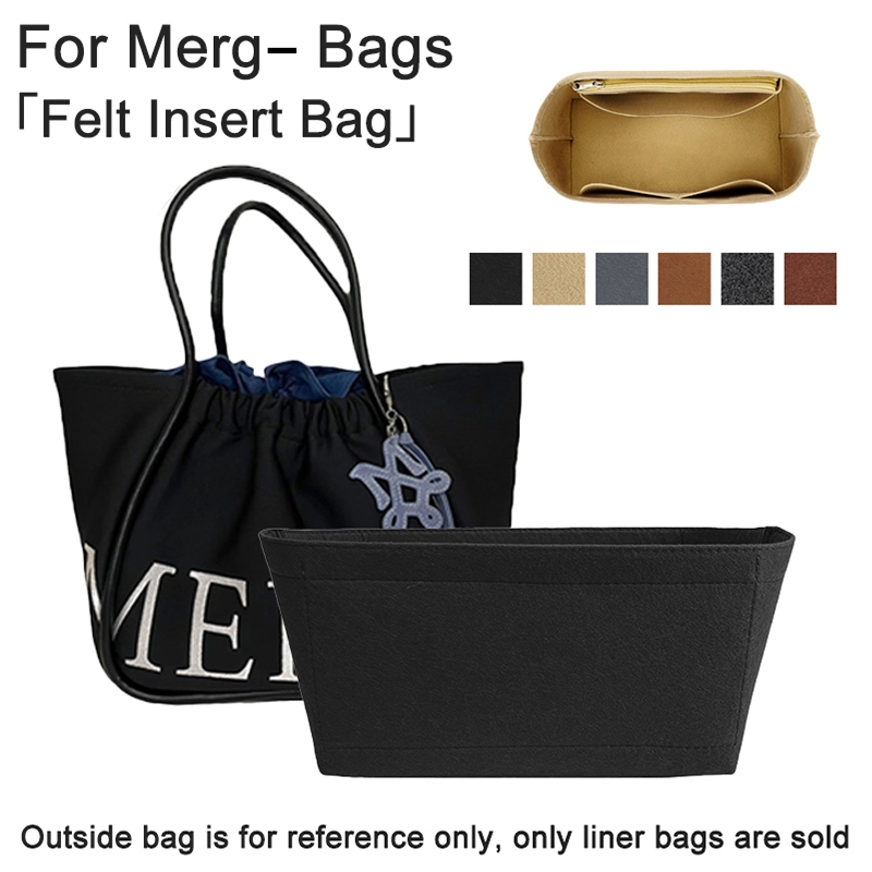 กระเป๋าใส่ของจัดเก็บภายในกระเป๋า Merg – ผ้าสักหลาดเกรดพรีเมียม ป้องกันรอยขีดข่วน ออกแบบพอดีกระเป๋า พร้อมหลายช่องเก็บของ และป้องกันน้ำหนักเบา