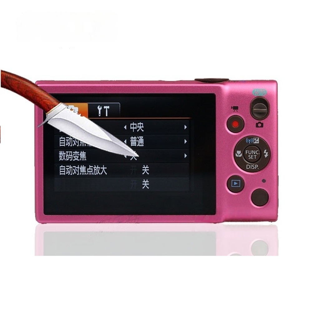 9h Scratch-Proof Premium ฟิล์มกระจกนิรภัยป้องกันหน้าจอสําหรับ Canon IXUS230HS IXUS85 IXUS140 IXUS220