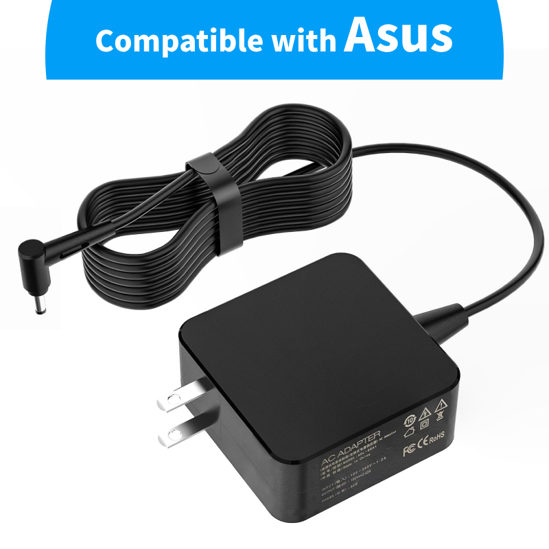 65W แล็ปท็อปสําหรับ Asus VivoBook 4.0*1.35 มม.พลิก 14 15 17 F412 F512 X512 F412DA F512DA F512JA X512