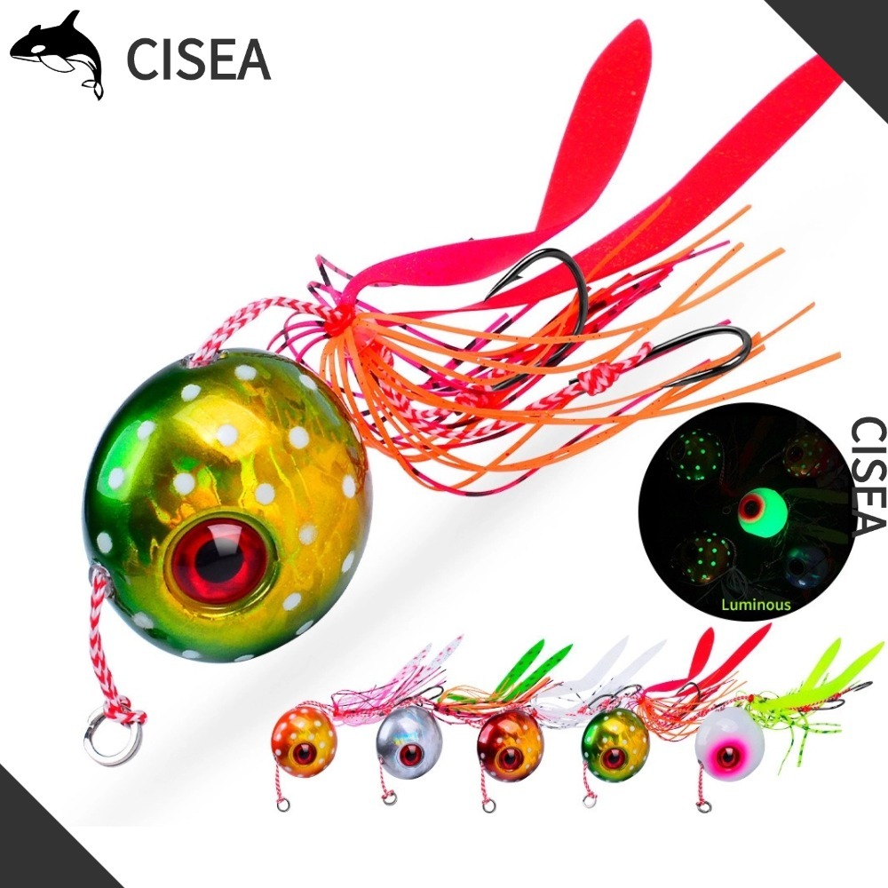CISEA F160 เหยื่อยาง ปลา ตกปลา ตกปลา เหยื่อจิ๊ก เหยื่อ 60g 80g 100g 120g 150g 180g – โปรปัง