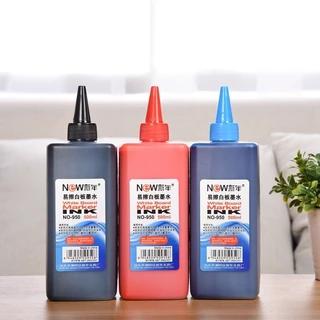 500ML หมึกเติมปากกาไวท์บอร์ด ดํา/น้ําเงิน/แดง หมึกเติมไวท์บอร์ด หมึกเติม ลบได้