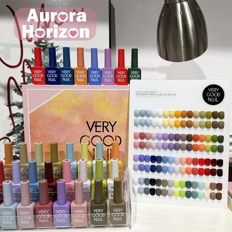 【พร้อมส่งในกรุงเทพฯ】very good nail 60 สี สีเจลสีเจลสีพื้นสีทาเล็บเจลสีเจลยกเซตสีทาเล็บเจลยาทาเล็บเจล