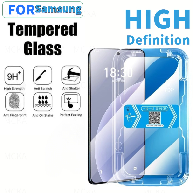 9H ฟิล์มกระจกนิรภัย For Samsung A56 A55 5G A05S A06 A16 A15 A23 A26 A05 A54 A12 A52 A22 A53 S25 S24 