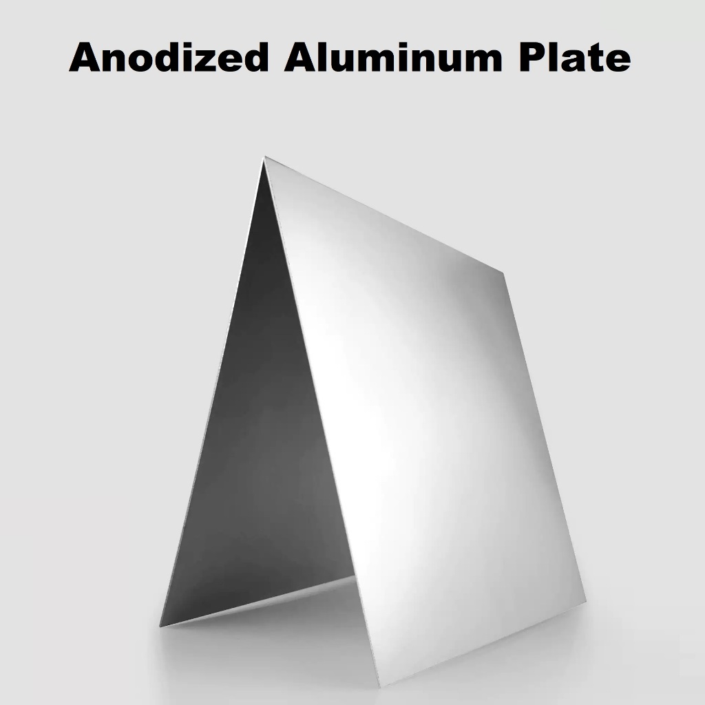 5052 Silver Anodized Aluminum Plate เงินอโนไดซ์อลูมิเนียมแผ่นที่มีความหนา0.5/0.8/1/1.5/2มิลลิเมตรเหมาะสําหรับเลเซอร์แกะสลักชิ้นส่วนแผ่น