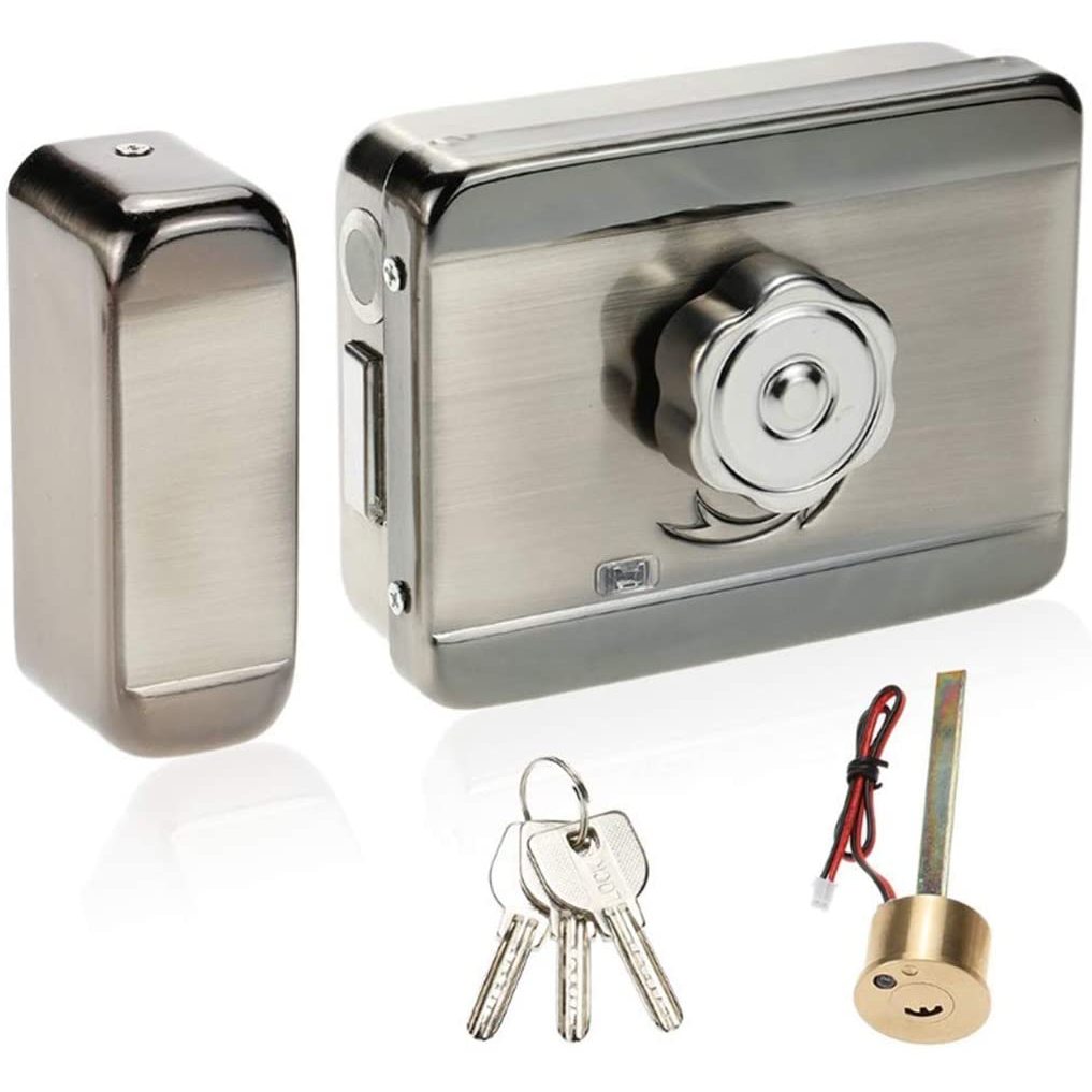 ล็อคประตูควบคุมไฟฟ้า, Anti-Thief Mute Lock สําหรับ 12V DC Access Control System วิดีโออินเตอร์คอมประตูระบบโทรศัพท์และ Home Security
