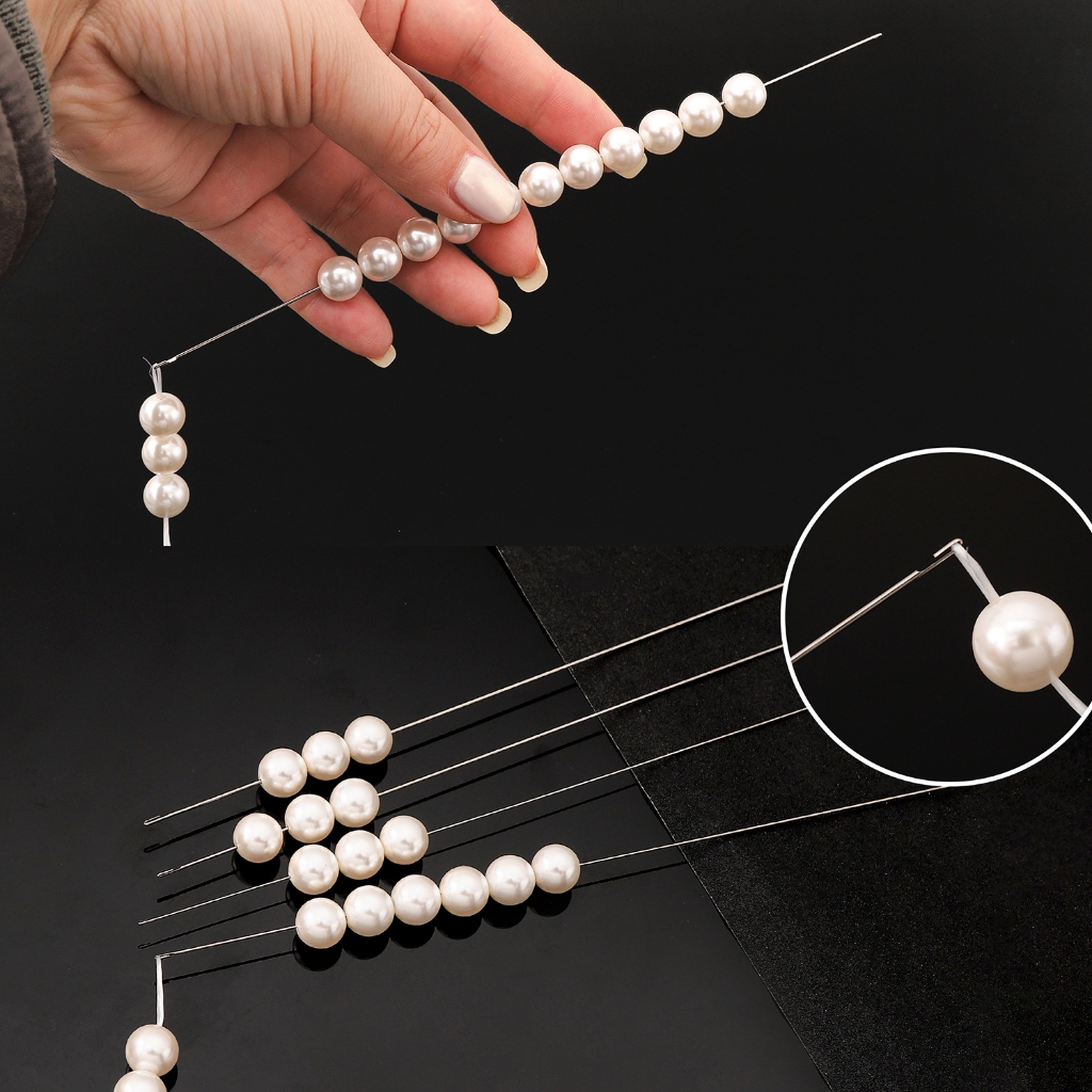 [0.3-0.9 มม.] เปิดโครเชต์ง่ายต่อการลบตะเข็บโครเชต์สแตนเลสลูกปัดโครเชต์เครื่องมือ ทําเอง พร้อมหลอดทดลอง