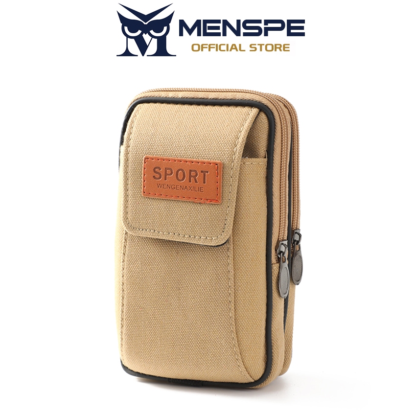 Menspe ผู้ชายs กีฬาเข็มขัดเอวกระเป๋าสามชั้นออกแบบกระเป๋าปรับกันน้ําฟิตเนสกระเป๋าโทรศัพท์เอว Fanny Pack สําหรับออกกําลังกายกีฬากลางแจ้ง