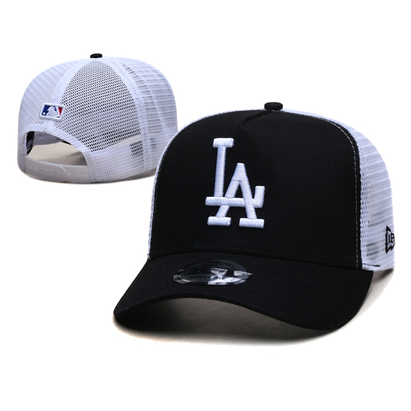 La Hat Net Cap Baseball Cap Unisex Couple Hat Dodgers Hat Casual Sports Cap Student Trendy
