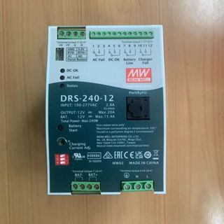 Mean WELL แหล่งจ่ายไฟไฟรักษาความปลอดภัยอัจฉริยะ DRS-240-24/3…