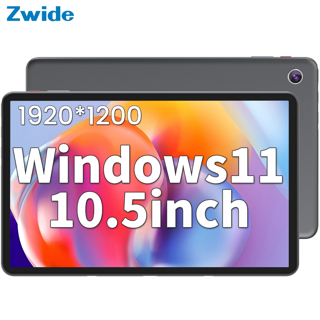 Zwide G105U windows11 แท็บเล็ตพีซี 10.5" N4020 2in1 6GB RAM + 128GB ROM + สูงสุด 1TB Extended SSD 2-in-1 คีย์บอร์ดขายแยก 1920x1200 ความละเอียด 16:10 จอแสดงผล IPS 2.4G/5G WIFI