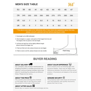 รองเท้าวิ่งมืออาชีพ 361 องศา: กันลื่นและทนต่อการสึกหรอTEST