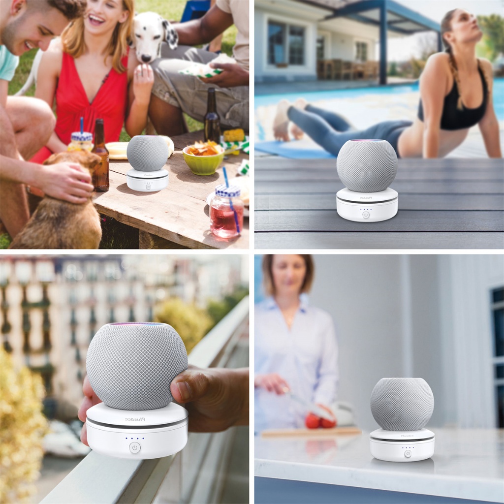Sokusin ฐานแบตเตอรี่ 10000mAh สําหรับ Homepod Mini 24H Standby Apple Smart Speaker Charger Dock Holder Power Bank Mount Stand - รูปที่ 3