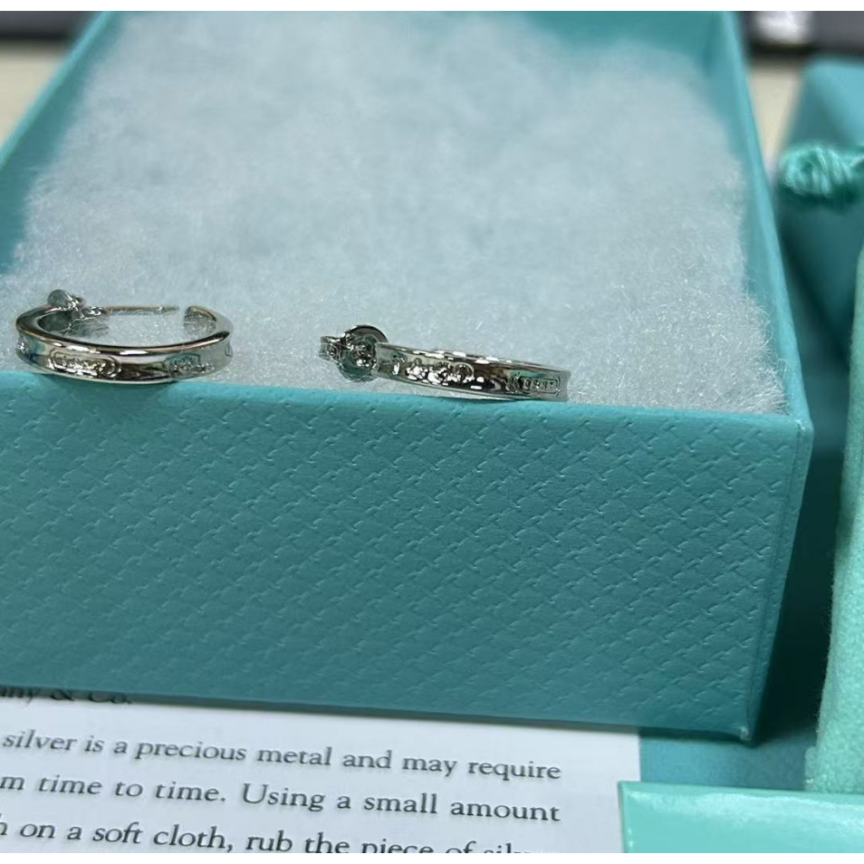 2025 ใหม่ T*FF*N SILVER EARRINGS-ONE PAIR