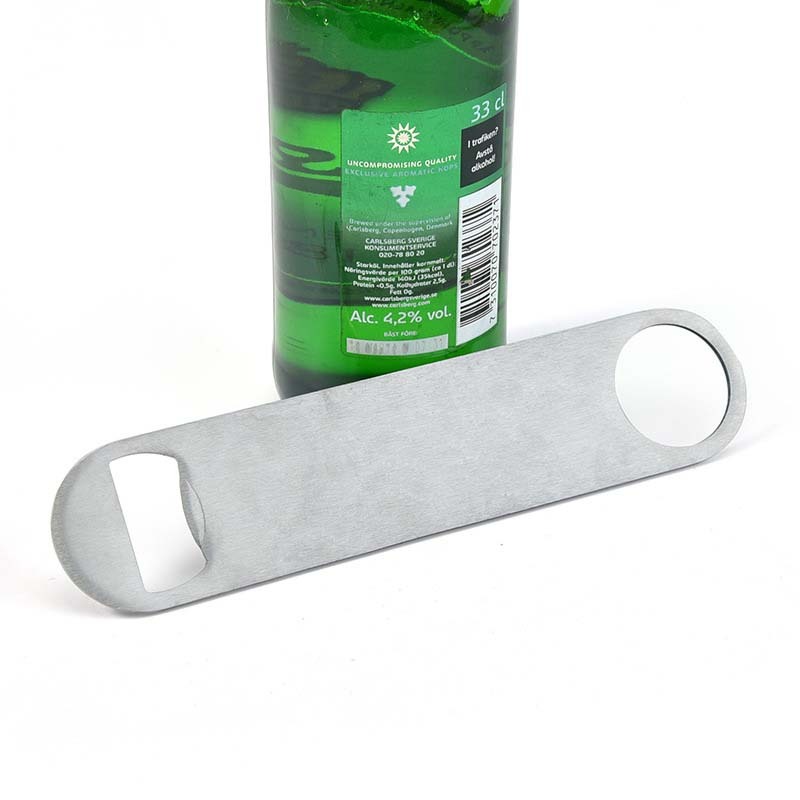 🛒 ที่เปิดขวดสแตนเลส ที่เปิดขวดแบนแบบสร้างสรรค์ ที่เปิดขวดเครื่องดื่มเบียร์ - รูปที่ 2