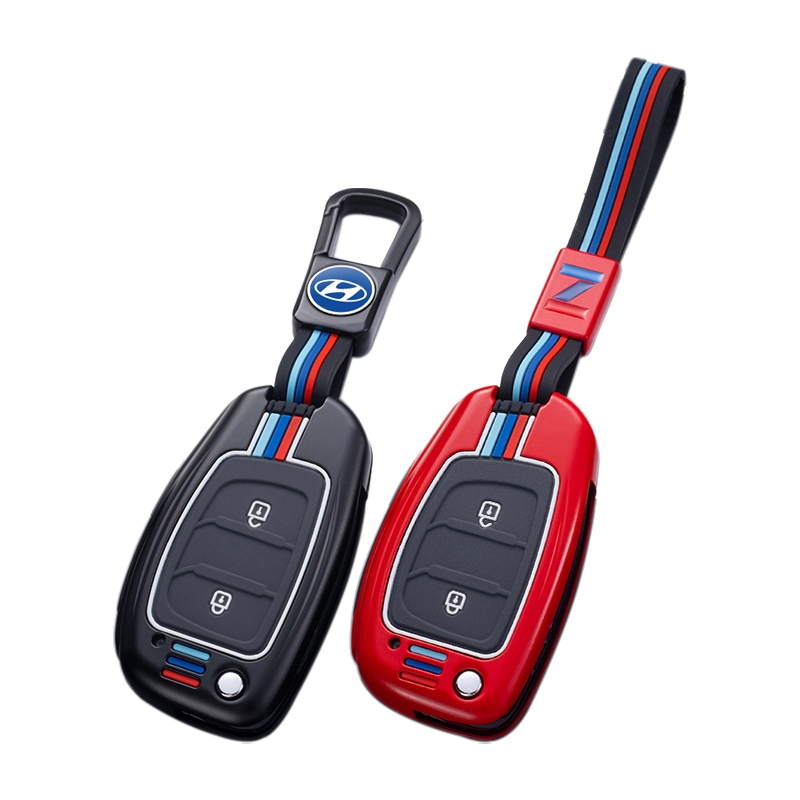 [ของขวัญหรูหรา] Hyundai Flip Key Case Cover พวงกุญแจสําหรับ Hyundai H1 IX35 IX45 I40