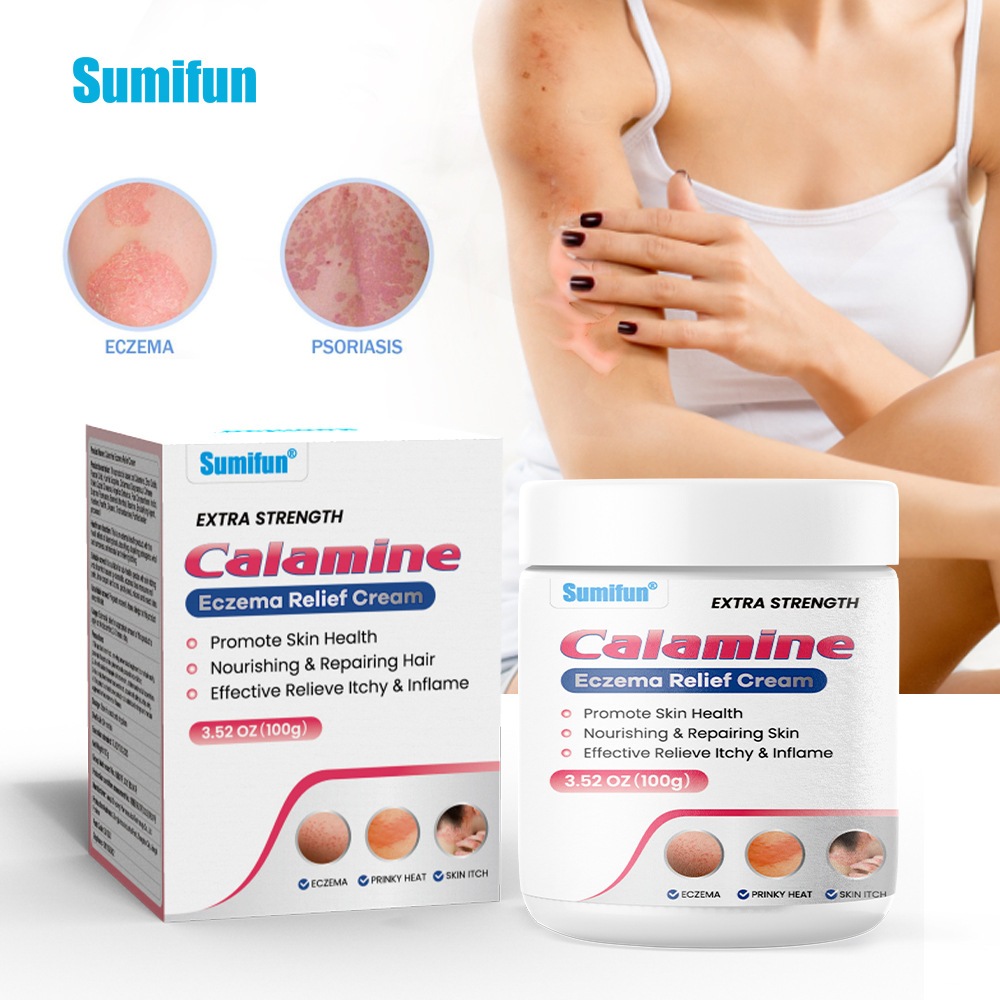 100g ความจุขนาดใหญ่ Extra Strength Calamine ครีมบรรเทากลากสําหรับเท้า/มือ/ร่างกายทุกชนิดของปัญหาผิวสมุนไพรบรรเทาอาการคัน 20ml เจล