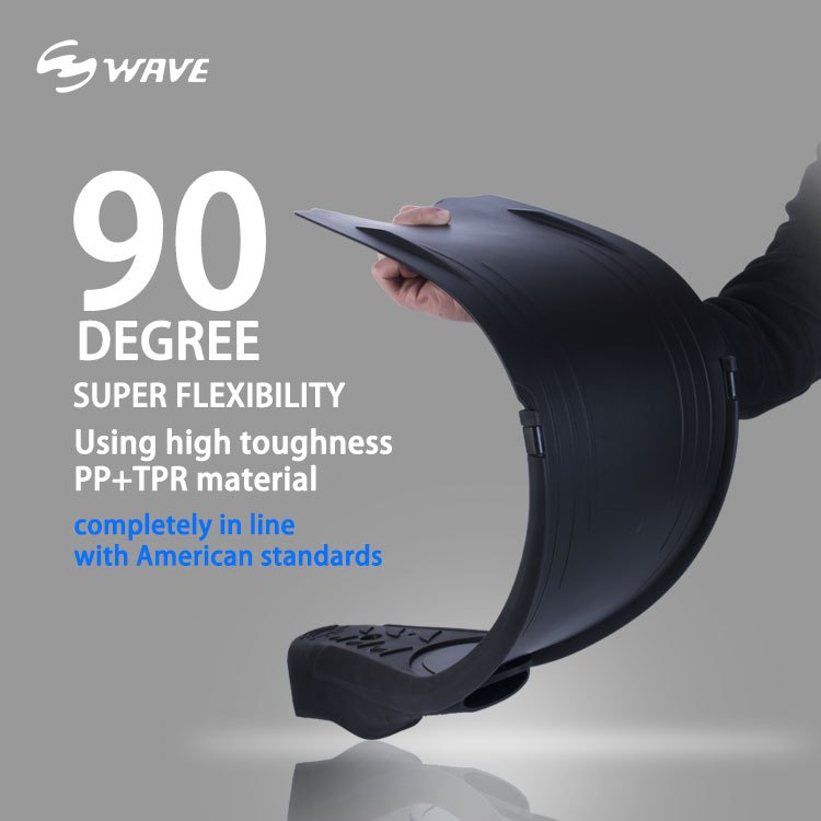 Uunisports Diving Fins Professional ผู้ใหญ่การฝึกอบรม Spearfishing ดําน้ํายาว Freediving Fins - รูปที่ 5