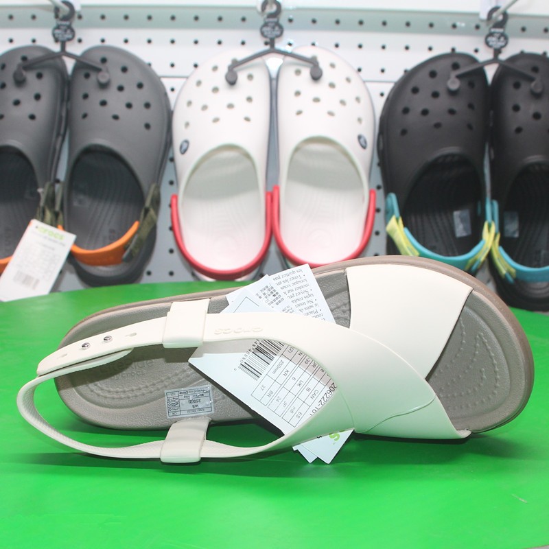 ต้นฉบับ 100% crocs ผู้หญิงรองเท้าแตะรองเท้าขนาดใหญ่ 206222