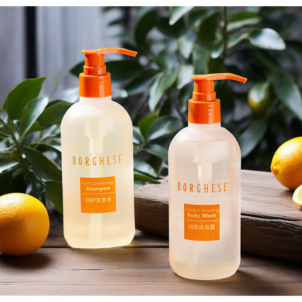 Borghese Shampoo/Conditioner/เจลอาบน้ํา/Moisturizer/Hand Wash Toiletries 300ml . 香 Series