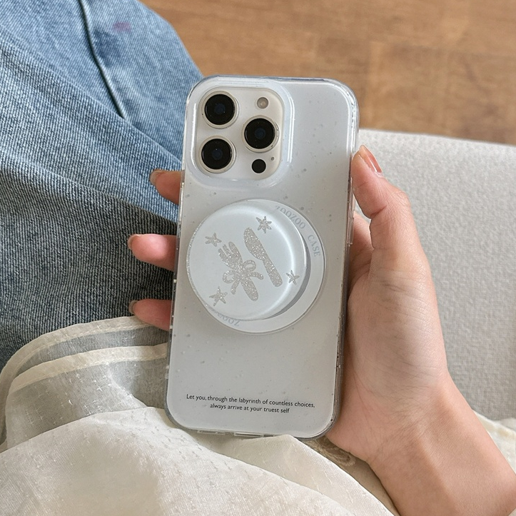 สําหรับiphone case 16 Pro Max 15 Pro Max 14 Pro Max 13 Pro Max Sparkling powder -เคสโทรศัพท์บนโต๊ะอาหารIns