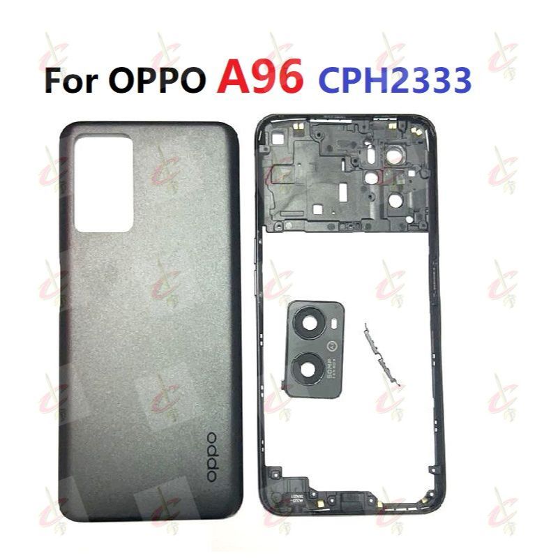 บอดี้ Body ฝาหลัง บอดี้กลาง สําหรับ OPPO A96 CPH2333 กรอบเลนส์