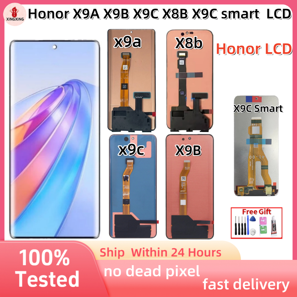 Honor X9C สมาร์ท LCD/Honor X9A LCD/ X9B LCD/X9C LCD/ X8B จอแสดงผล LCD หน้าจอสัมผัสทดสอบ 100%