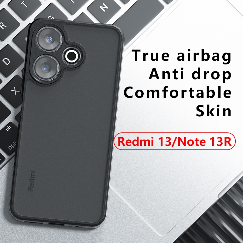 ปลอกสําหรับ Xiaomi Redmi 13 หมายเหตุ 13R Poco M6 4G Plus 5G 2404ARN45A 24040RN64Y เคสโทรศัพท์อะคริลิ