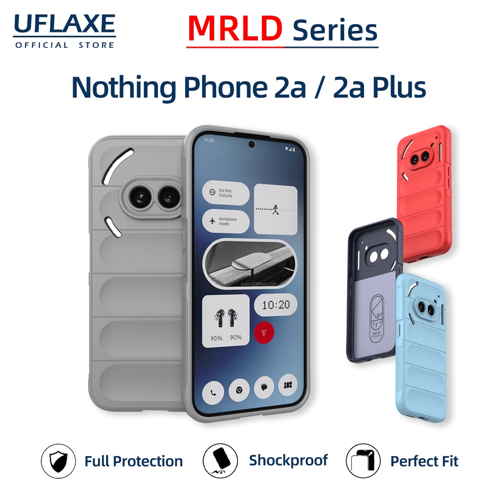 UFLAXE MRLD - เคส Nothing Phone 2a / Nothing Phone 2a Plus - เคสกันกระแทกแบบนิ่ม | เคสโทรศัพท์ทนทาน กันลื่น ป้องกันรอยนิ้วมือ
