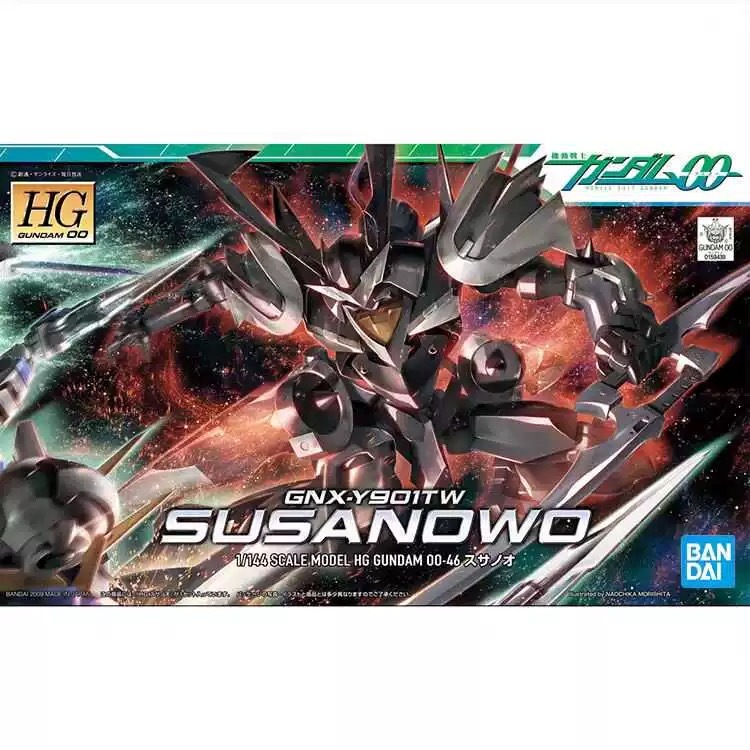 BANDAI ชุดโมเดล GUNDAM HG 00 46 1/144 GNX-Y901TW SUSANOWO