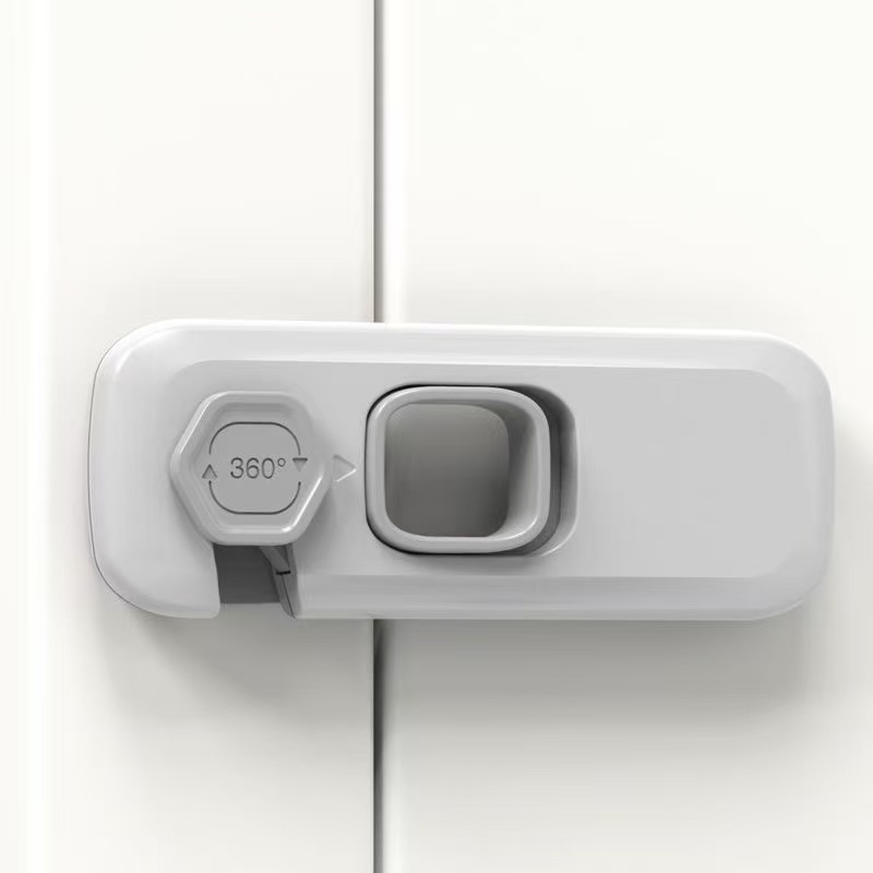 Multi-function Security Anti-pinch Hand Closet ตู้เย็นเฟอร์นิเจอร์ลิ้นชักตู้ล็อค SafetyLock - รูปที่ 6