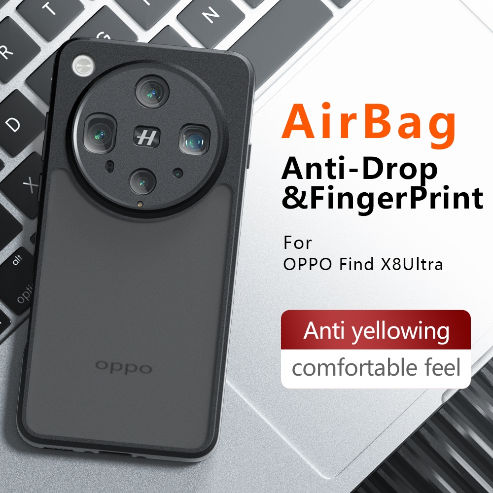 ปลอกสําหรับOppoค้นหาX8 Ultra FindX8Ultra X8Ultra X8U PKJ110เคสโทรศัพท์หรูหราClear Frostedสี่มุมAirกร