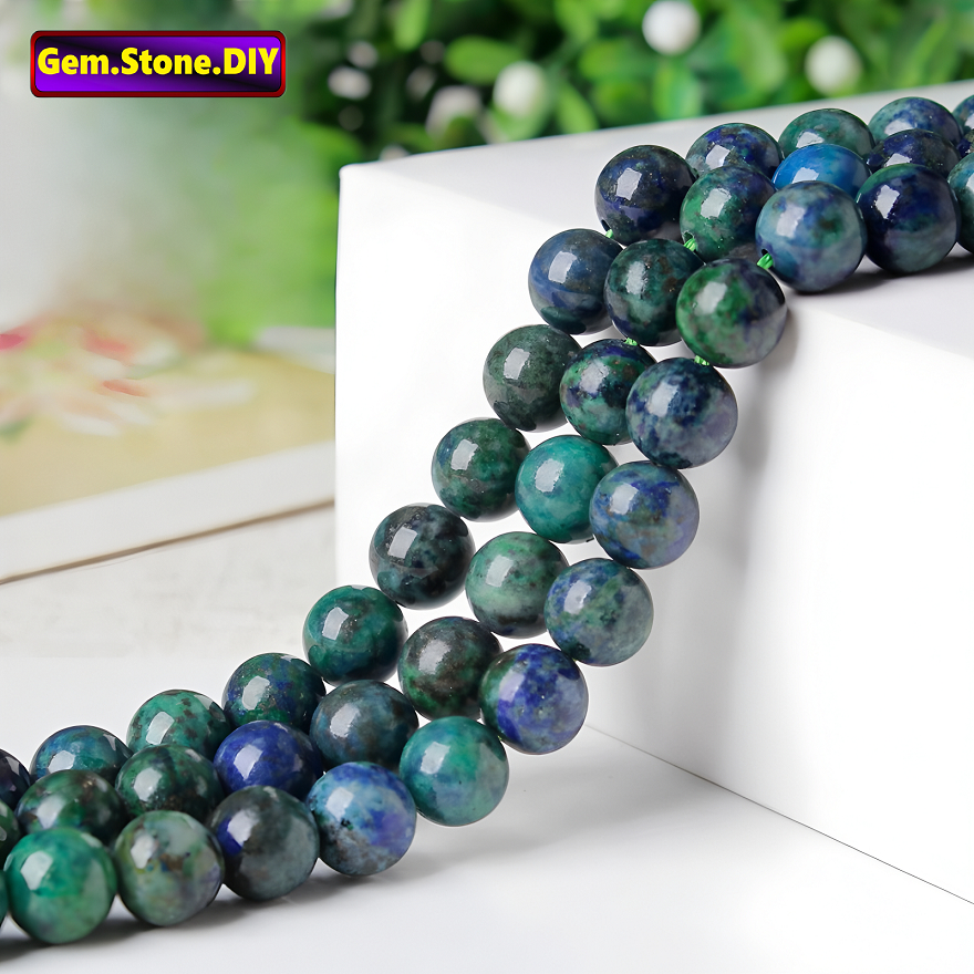 Phoenix Lapis Natural Stone，Loose Bead ฟีนิกซ์ลาพิสหินธรรมชาติ,หลวมลูกปัด ตัวเว้นวรรค สําหรับสร้อยข้อมือ/สร้อยคอ/แหวน/ต่างหู,ขายส่งทําด้วยมือทําเองเครื่องประดับอุปกรณ์เสริม,สร้อยข้อมือหินคริสตัลหิ