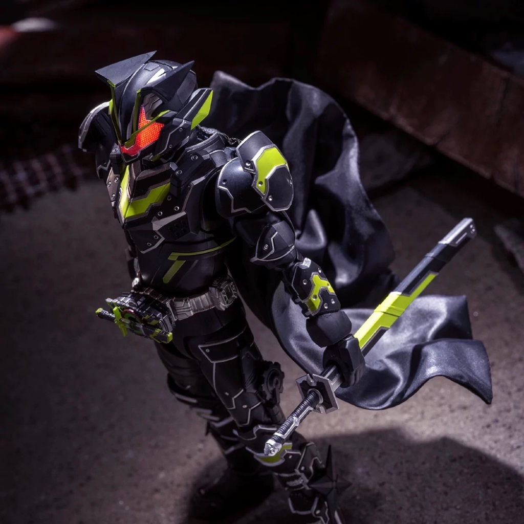Shf Military Blade Jet Black General Taira Valkyrie Kamen Rider Extreme Fox Taira General Cloak Cloa