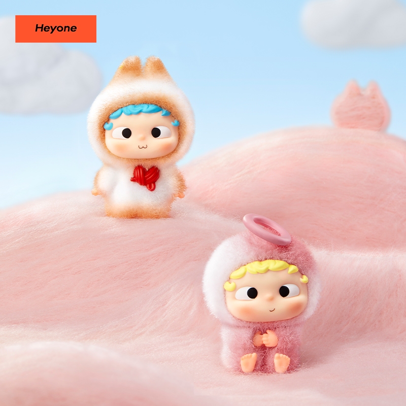 Heyone Ozai-Furry Animals Shelter Series  MINI Beans แอ็กชันฟิกเกอร์ กล่องสุ่ม ฟิกเกอร์น่ารัก ของขวัญ ซื้อแบบยกกล่อง