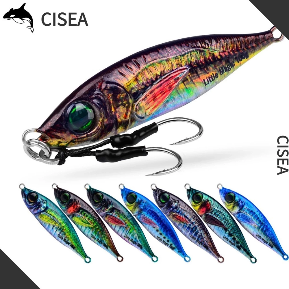CISEA F174 เหยื่อยาง ปลา ตกปลา ตกปลา เหยื่อจิ๊ก เหยื่อ fish lure 7g 10g 14g 21g